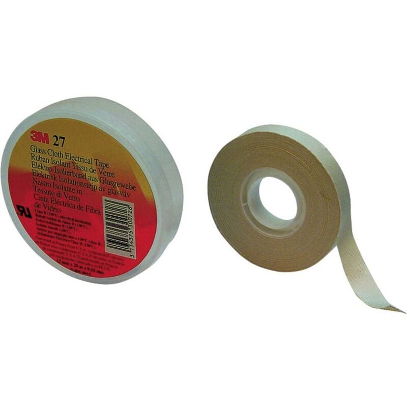 Ruban adhésif toilé Scotch® 27 Scotch SCOTCH27U-19X20 blanc (l x l) 20 m x 19 mm caoutchouc 1 pc(s)