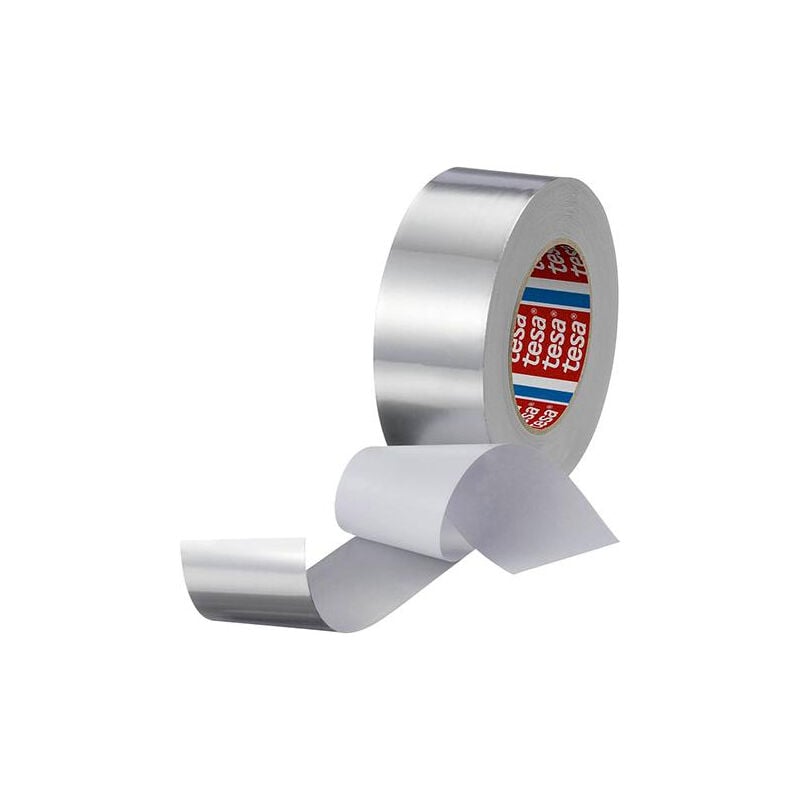 FP - tesa ruban adhésif aluminium 60652 pp 50 mm x 50 m (argent mat) 60652-50-50
