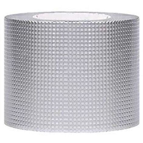 RUBAN ALUMINIUM : Ruban adhésif aluminium super résistant et imperméable, parfait pour réparer les fissures, fuites, trous, dimensions 5 cm x 5 mètres