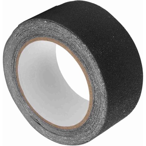 Ruban anti-dérapant PVC 5m x 5cm avec surface sable pour escaliers, sols, salle de bain