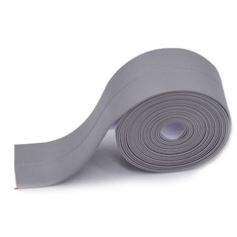 Ruban anti-moisissure gris, 3,2 mètres  3,8 cm, protection d'angle, bande anti-collision, étanche.