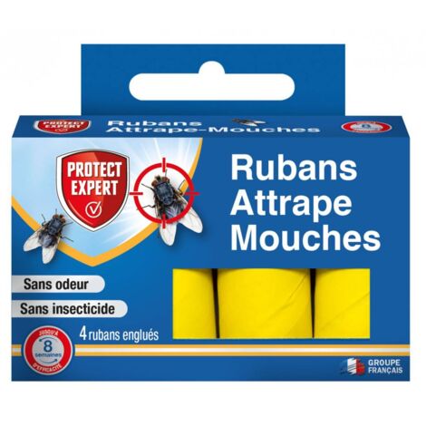 Ruban anti mouches - Blister de 4 rubans