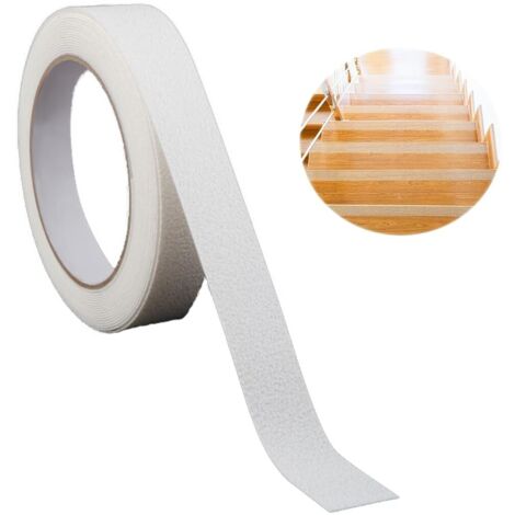 Ruban Antidérapant Auto-Adhésif - 2,5 cm  10 m Ruban Antidérapant pour Une Utilisation Intérieure et Extérieure, Protection de Sécurité Contre Les Glissades Les Chutes Imperméable