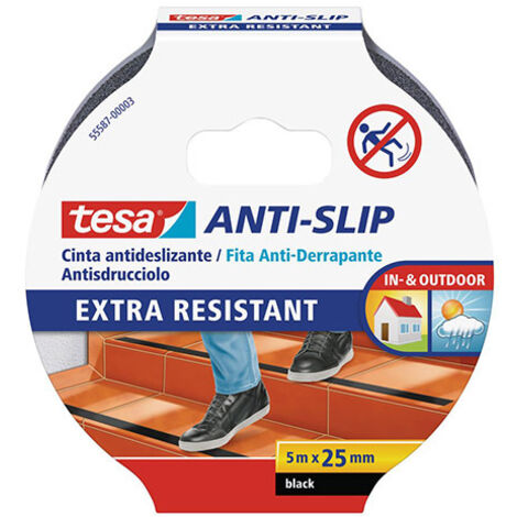 Ruban Antidérapant Noir 5m X 25mm 55587 Tesa