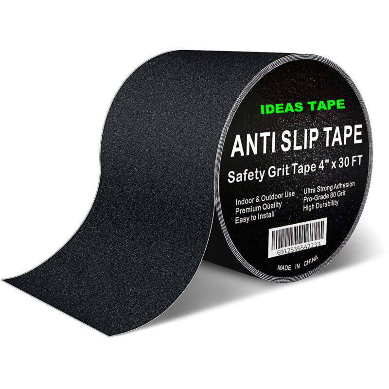 Ruban Autocollant Anti-dérapante,10cm x 10m,Bandes antidérapantes avec Ruban adhésif antidérapant pour escaliers,marches,revêtements de Sol,Ruban