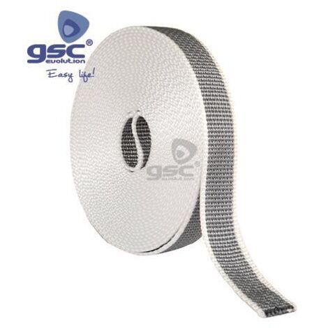 Ruban aveugle réversible beige-gris 14mmx6M GSC 003301345