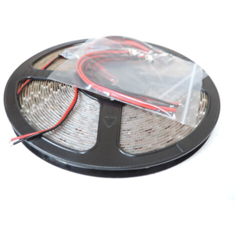 Ruban bandeau LED 4.8W/m blanc neutre 4000K 330lm/m longueur de 10m souple alim 12V (non incl) IP20