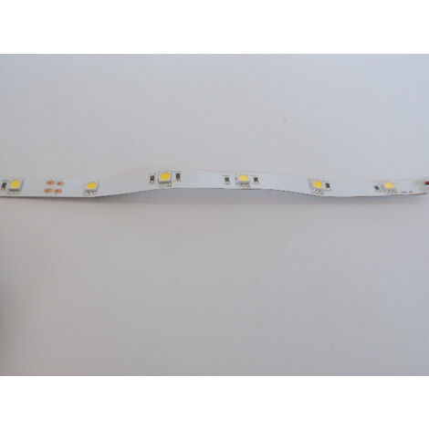 Ruban bandeau LED 7.2W/m naturel 4000K 480lm/m longueur 5m SMD5050 alim 24V DC (non incl) 30leds/m interieur IP20