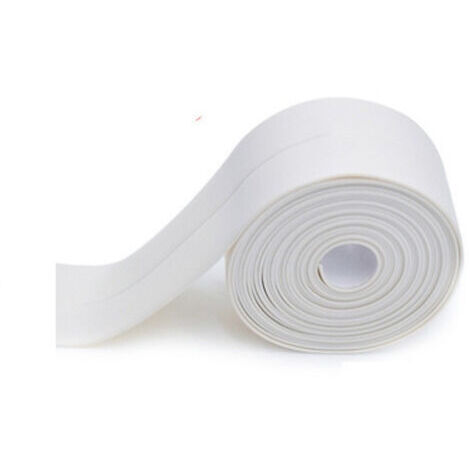 Ruban blanc anti-moisissure, 3,2 mètres  3,8 centimètres, protection d'angle, bande anti-collision, étanche.