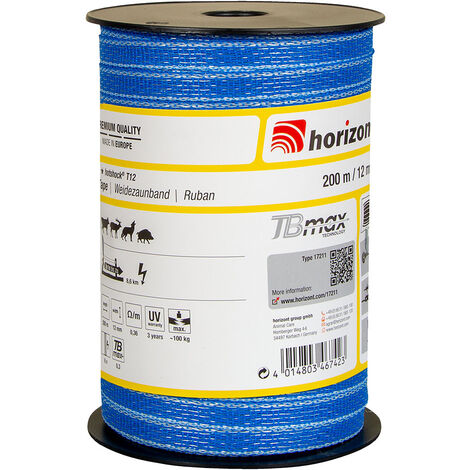 Ruban bleu HOTSHOCK T12 200 m HORIZONT