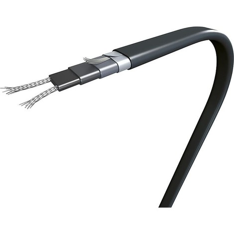 Ruban chauffant gouttiere Resistant au UV, MTGH 20W, par metre @10C, 20/30W/m gouttiere sans glace