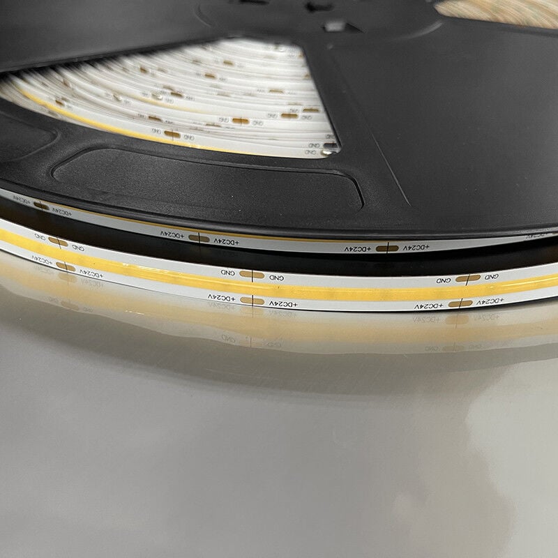Ruban cob IP67 led Haute Luminosité 15W/m 528 LED/m 10m - Blanc du Jour 6000K