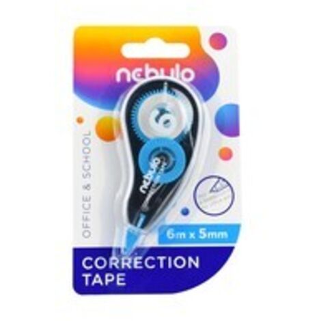 Ruban correcteur Nebulo 5 mm x 6 m - Corrections précises, séchage rapide