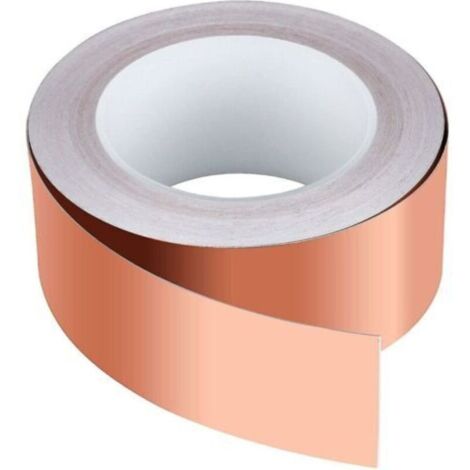 - Ruban Cuivre Répulsif Anti-Limaces 50 Mm X 20 M, Protection Autocollant Escargot - Blindage Emi, Ruban Feuille De Cuivre Contre Les Escargots-Crezuo