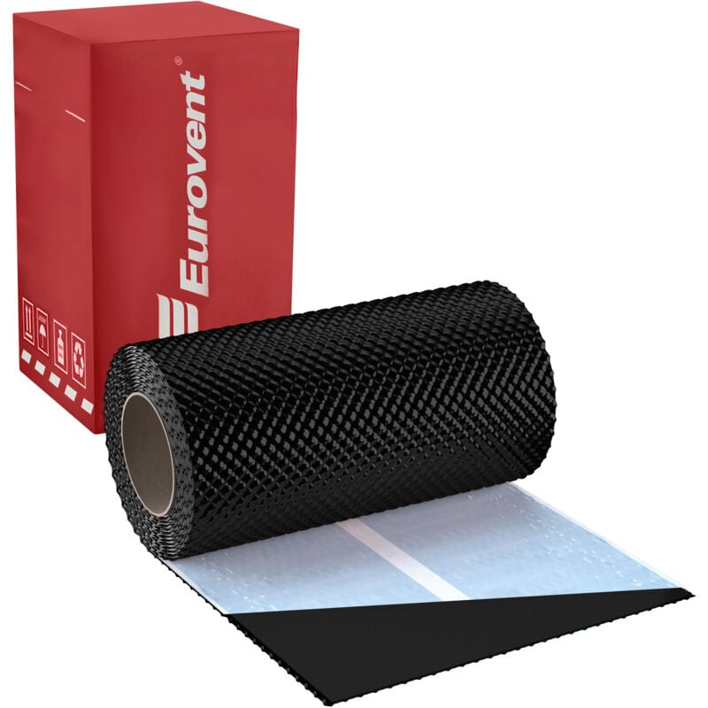 Ruban de cheminée AL FLEX 3D 300 mm x 5 m RAL 9005