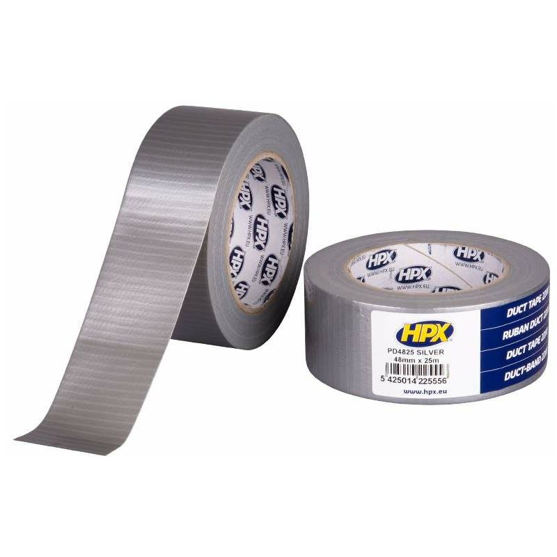 Image of 48m x 25m duct tape 2200 Nastro adesivo in tessuto d'argento HPX