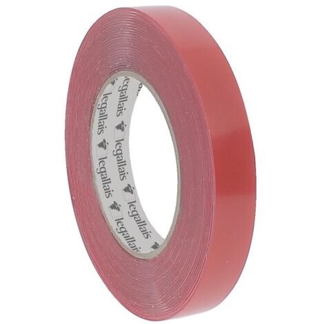 Ruban de fixation acrylique double face Ar-Men. transparent. largeur 19 mm. épaisseur 1 mm. longueur 10 m - GROUPE SCAPA FRANCE
