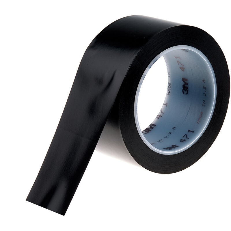 Ruban de marquage Noir 3M Scotch 471, 50mm x 33m x 0.14mm ( Prix pour 1 )