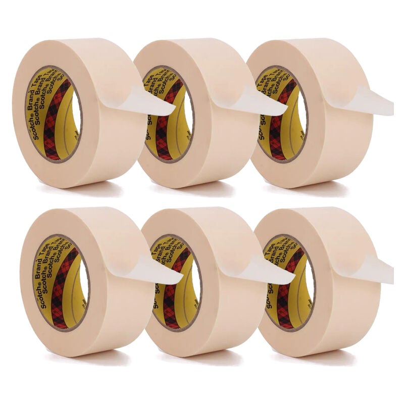 Ruban de Masquage Classic Premium, Promo Pack de 3 Rouleaux, 24 mm x 50m - Pour Peinture et Décoration Intérieure Premium Ruban 48mm x 45m