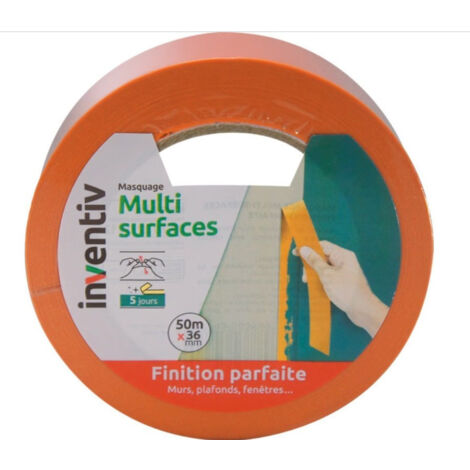 Ruban de masquage multisurfaces INVENTIV - 50m x 38mm