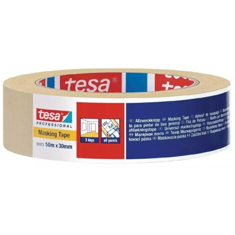 Ruban de masquage TESA professionnel 50 m x 30 mm