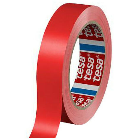 RUBAN DE MASQUAGE TESA ROUGE 25 MM 66 M -