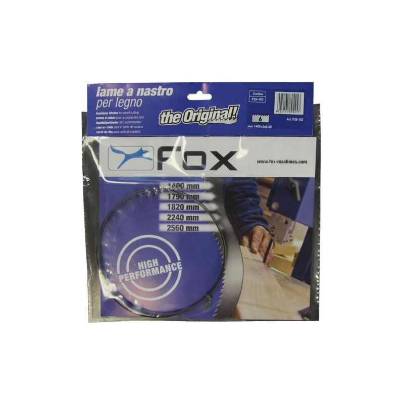 Femi - nastro di ricambio 3 mm per sega Fox mod F28-182 seghe per legno
