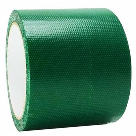 Ruban de réparation spécial bâche - Résistant à la pluie - Ruban adhésif de réparation pour bâche - Pour store - 8 cm - Loneur : 500 cm - Vert