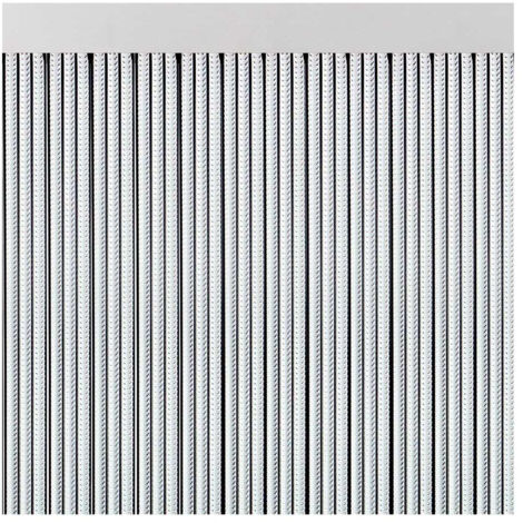 Ruban De Rideau De Porte S-350 Couleur Noire 90x210cm A01460 Acudam