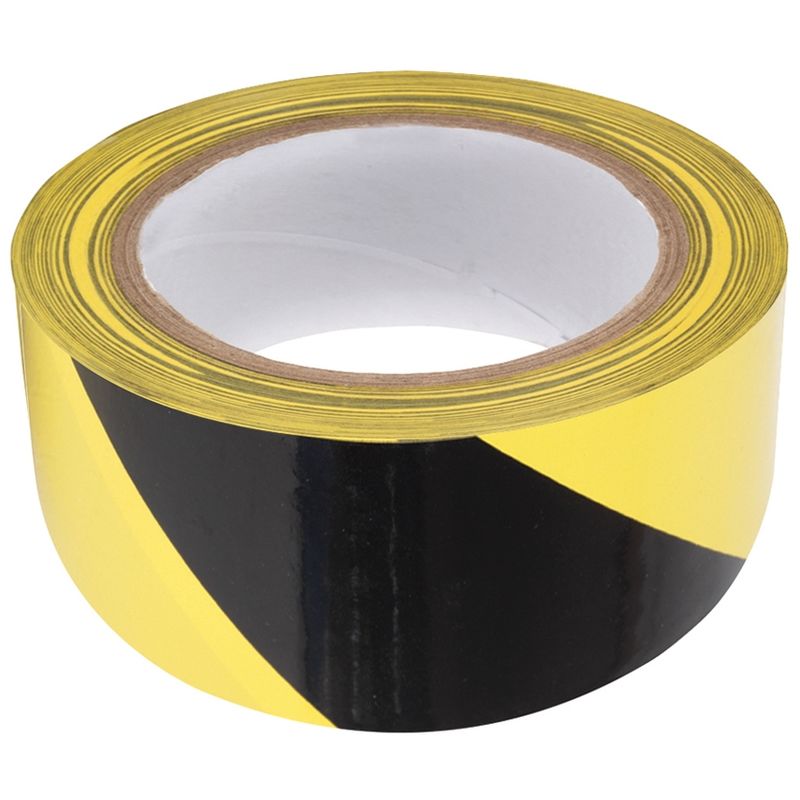 Ruban De Signalisation De Danger 50 Mm X 33 M Jaune/noir Fixman 190195
