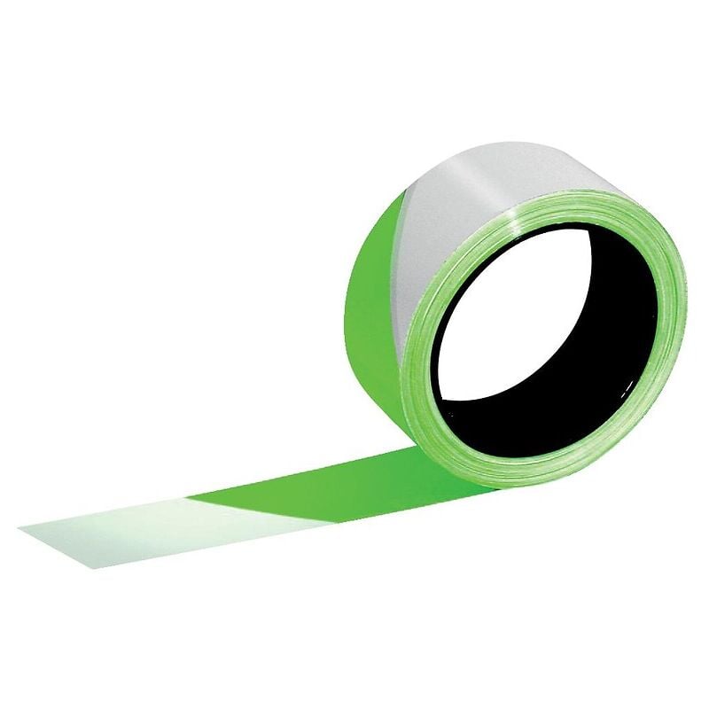 Ruban de signalisation polyéthylène rubaplast©, blanc et rouge, largeur 75mm, rouleau de 500m Taliaplast