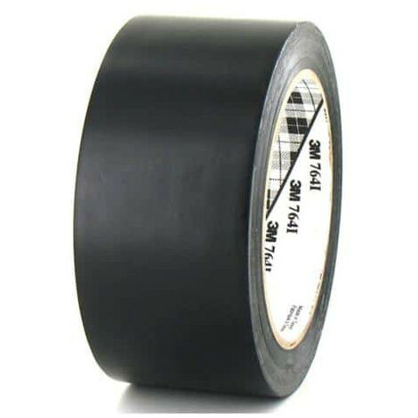 Ruban de signalisation vinyle noir 50mm – Longueur 33m – Très bonne adhésion et étanchéité – Résistant à l'abrasion