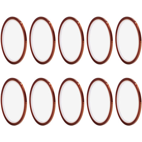 Ruban de Transfert Haute Température 3mm x 33m - 10 Rouleaux pour Sublimation Résistant à la Chaleur