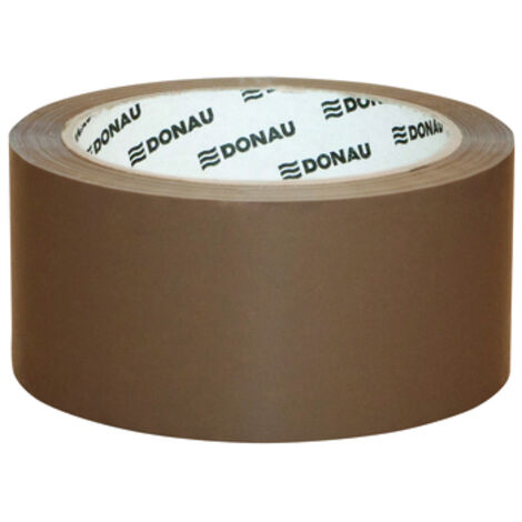 Ruban d'emballage thermofusible Donau 48 mm 120 m 40 microns marron