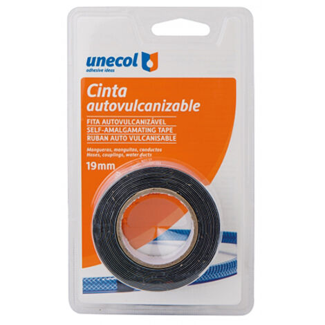 Ruban d'étanchéité auto-vulcanisable UNECOL Taille : 2,5 m x 19 mm