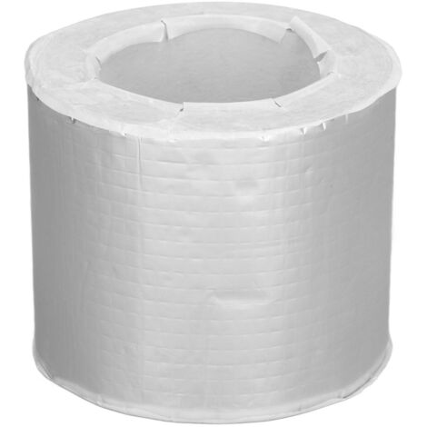 Ruban d'étanchéité butyle aluminium 5m pour toiture et tuyaux - Imperméable, anti-corrosion, réparation de fissures