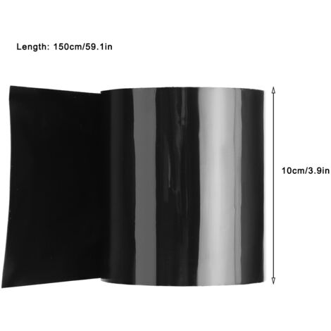 [Ruban d'étanchéité] [PVC adhésif hot melt] [150x10cm noir] 100% imperméable haute résistance pour tuyaux, robinet, bassin plastique