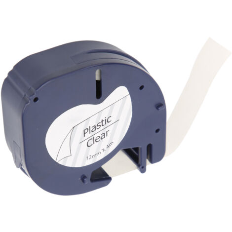 Ruban d'Étiquetage 12mm Imperméable - Multifonctionnel et Robuste - Compatible avec les Étiqueteuses