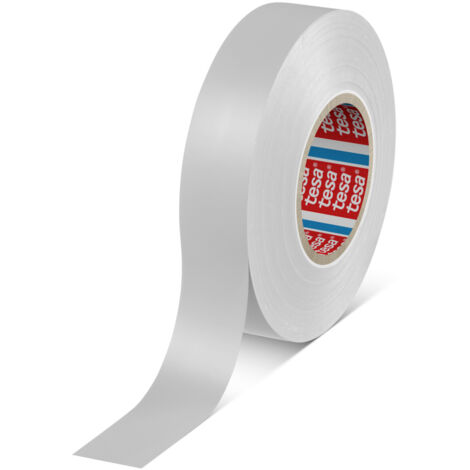 Ruban d'isolation électrique Tesa TESA en PVC Blanc 33m x 19mm x 0.126mm ( Prix pour 1 )