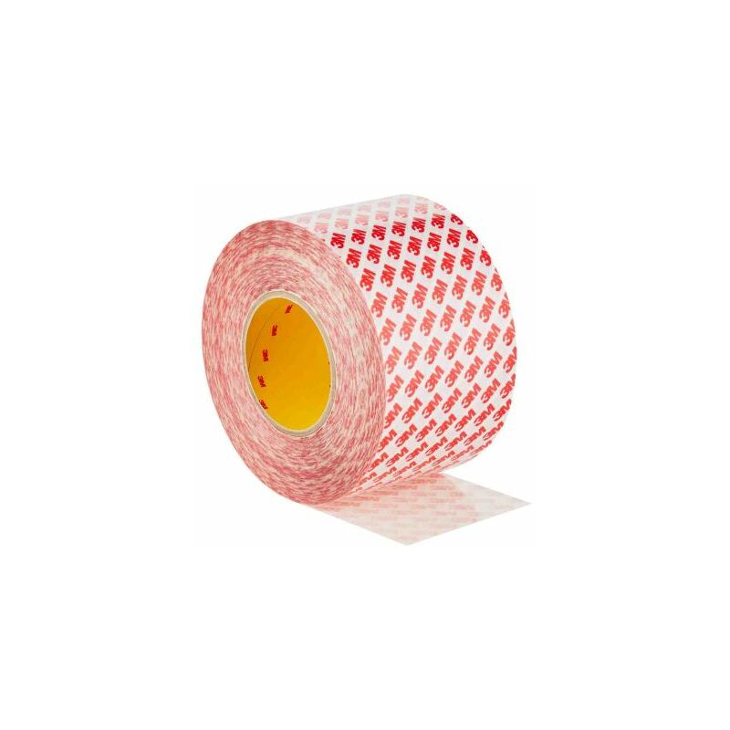 3M - Ruban double face Transparent gpt -020F, 100mm x 50m x 0.202mm 11,3 N/cm ( Prix pour 1 )