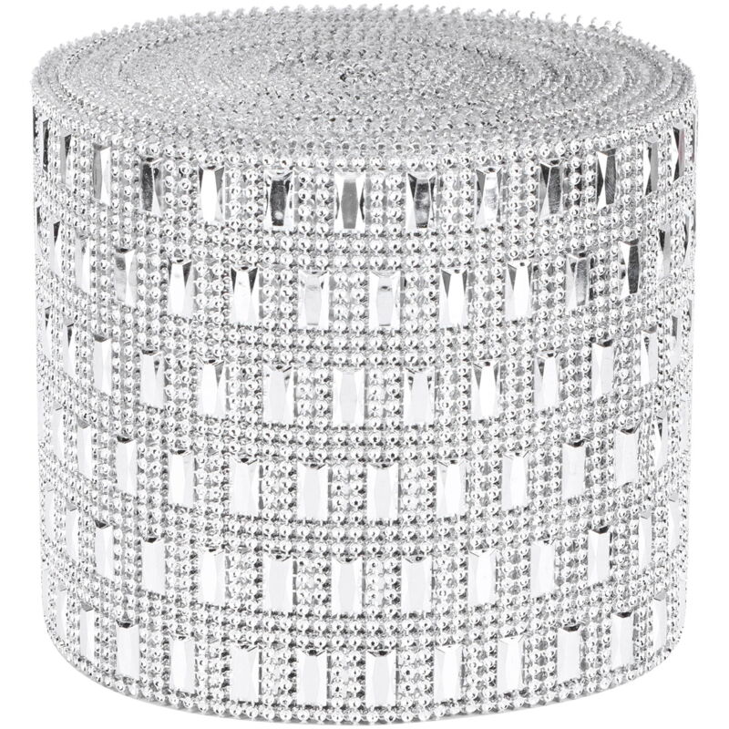 Ruban en plastique imitation diamants maille creuse strass pour décoration de mariage vêtements de bricolage