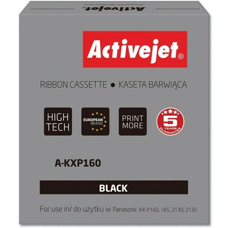 Ruban encreur Activejet A-KXP160 (remplacement pour Panasonic KXP160  Supreme  3 000 000 caractères  noir)