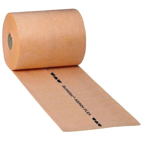 SCHLUTER Ruban étanche pour ponter les joints de fractionnement KERDI FLEX - Epaisseur: 12 mm-Largeur: 12,5 cm-Vendu au détail ( ML)