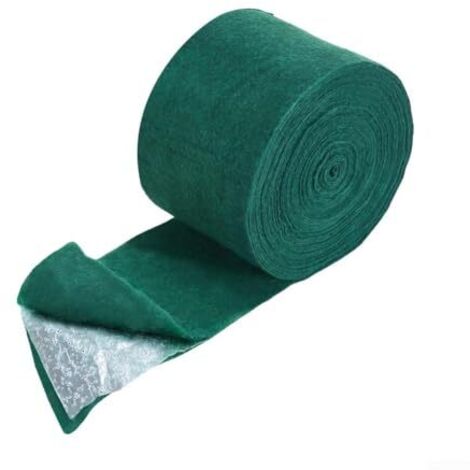 Ruban isolant 3 couches vert pour tronc d'arbre 0.12x15m, protection hivernale et estivale pour écorce des arbustes et jeunes arbres