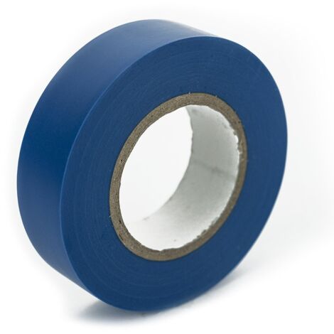 Ruban isolant bleu, 15 mm x 20 m, ruban isolant électrique en PVC, ruban électrique.