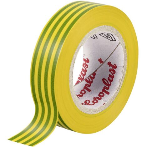 Ruban isolant Coroplast 302-25-GN vert, jaune (L x l) 25 m x 15 mm acrylique 1 pc(s) S10013