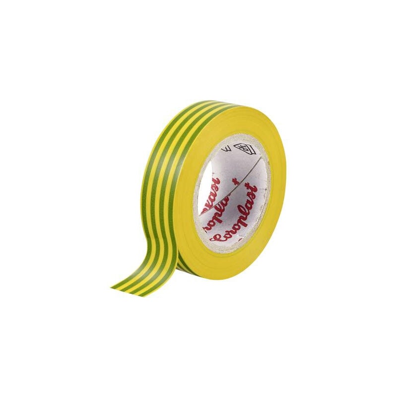 Ruban isolant Coroplast 302-10-19GN/YE vert, jaune (l x l) 10 m x 19 mm acrylique 1 pc(s)