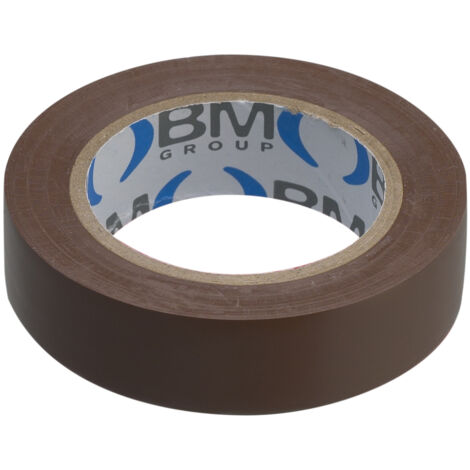 RUBAN ISOLANT ÉLECTRIQUE 10 M x 15 MM MARRON - BE ESB1510MA