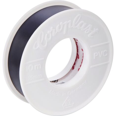 Ruban isolant électrique 302 noir longueur 10 m largeur 15 mm rouleau COROPLAST (Par 20)
