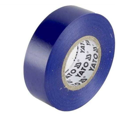 RUBAN ISOLANT ÉLECTRIQUE YATO 15 mm x 20 m BLEU